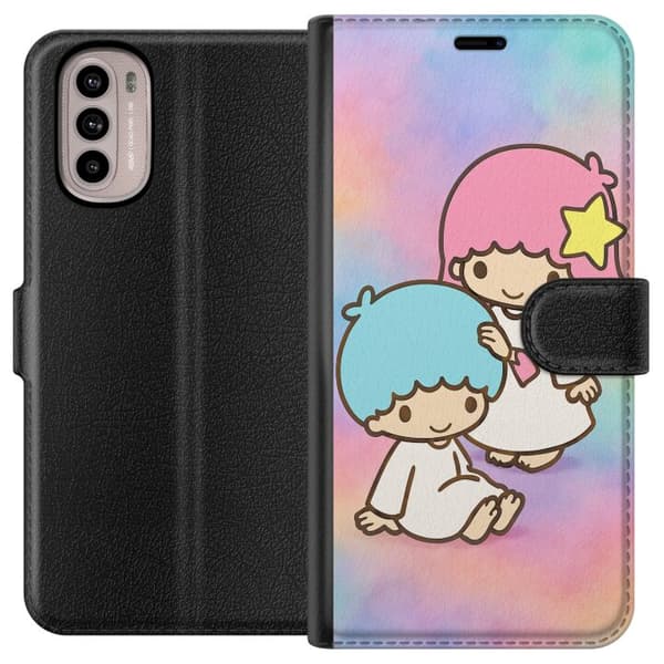 Motorola Moto G41 Tegnebogsetui Kawaii Sanrio Kiki Lola Little Twin Stars