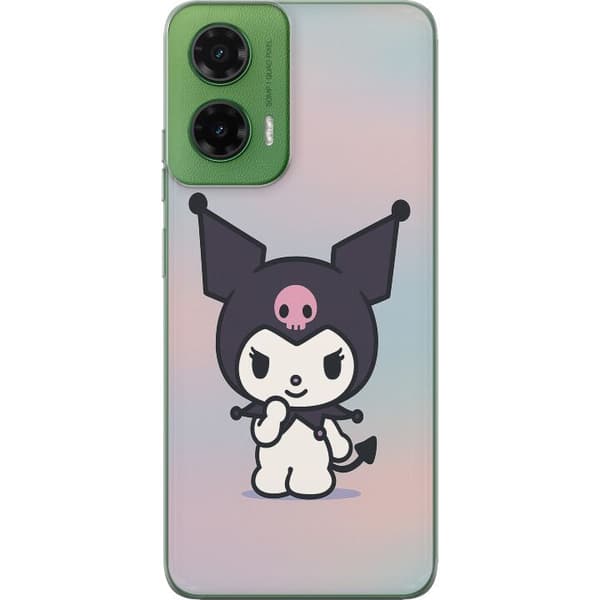 Motorola Moto G35 Läpinäkyvä kuori Kawaii Sanrio Kuromi