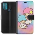 Pikkukuva 1 / 3: Motorola Moto G50 Lompakkokotelo Kawaii Sanrio Kiki Lola Little Twin Stars