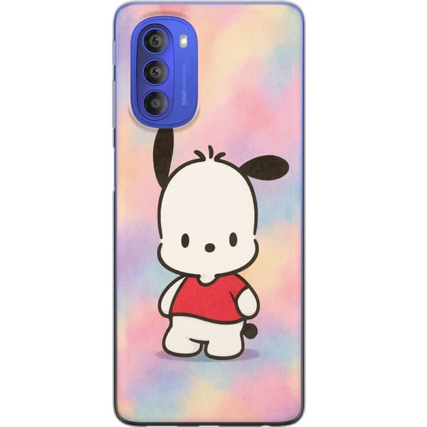 Motorola Moto G51 5G Genomskinligt Skal Kawaii Sanrio Pochacco
