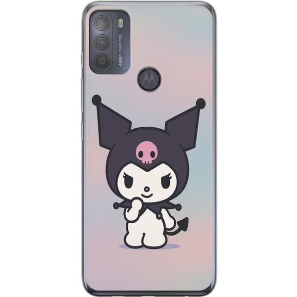 Motorola Moto G50 Gennemsigtig cover Kawaii Sanrio Kuromi