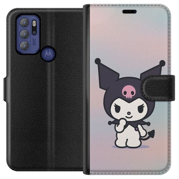 Motorola Moto G60S Plånboksfodral Kawaii Sanrio Kuromi