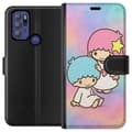 Miniatyrbild 1 av 3: Motorola Moto G60S Plånboksfodral Kawaii Sanrio Kiki Lola Little Twin Stars