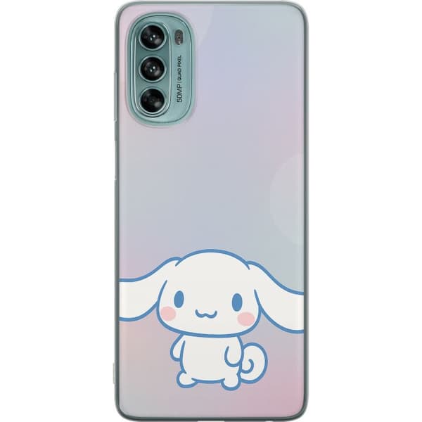 Motorola Moto G62 5G Läpinäkyvä kuori Kawaii Sanrio Cinnamonroll