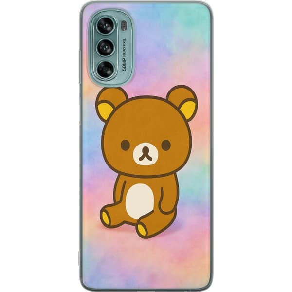 Motorola Moto G62 5G Gjennomsiktig deksel Kawaii Sanrio Rilakkuma