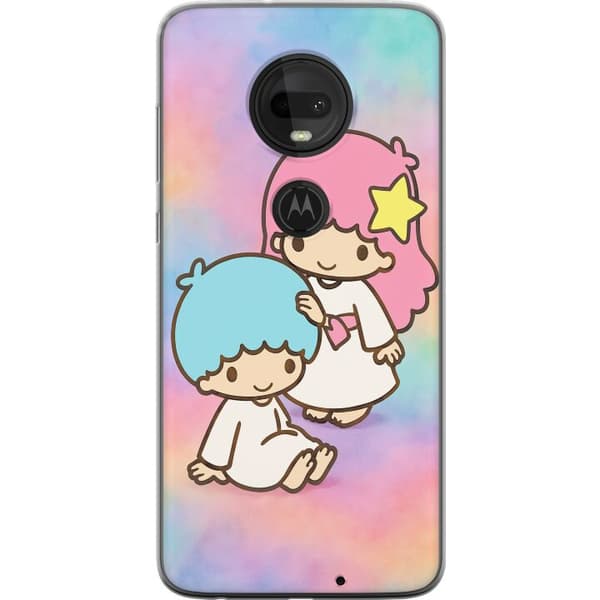 Motorola Moto G7 Gennemsigtig cover Kawaii Sanrio Kiki Lola Little Twin Stars