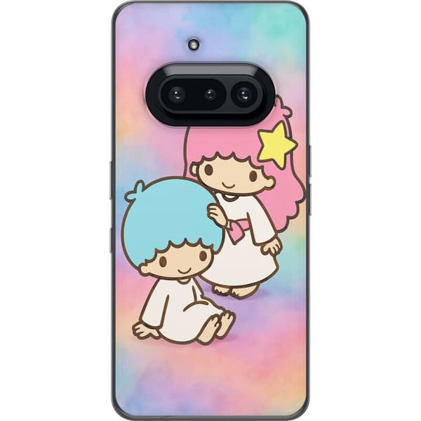 Nothing Phone (3a) Gennemsigtig cover Kawaii Sanrio Kiki Lola Little Twin Stars