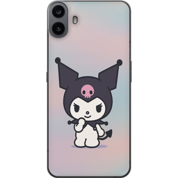 Nothing CMF Phone 1 Gennemsigtig cover Kawaii Sanrio Kuromi