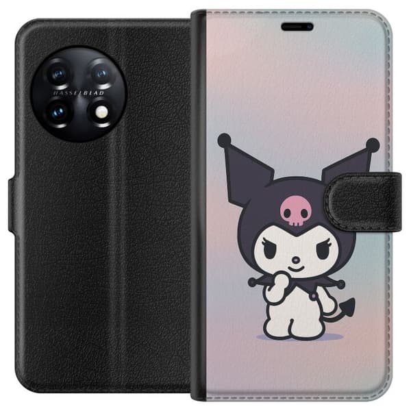 OnePlus 11 Lommeboketui Kawaii Sanrio Kuromi