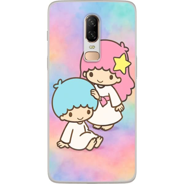 OnePlus 6 Gjennomsiktig deksel Kawaii Sanrio Kiki Lola Little Twin Stars