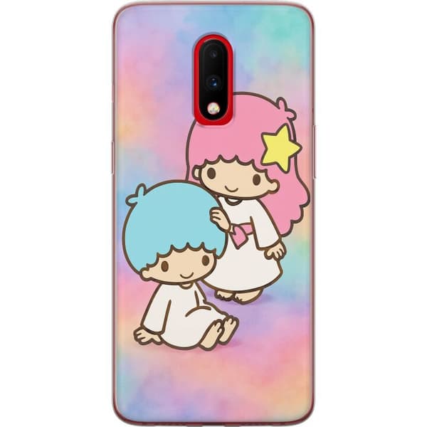 OnePlus 7 Genomskinligt Skal Kawaii Sanrio Kiki Lola Little Twin Stars