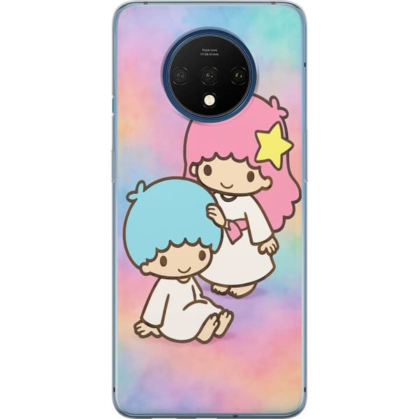 OnePlus 7T Gjennomsiktig deksel Kawaii Sanrio Kiki Lola Little Twin Stars