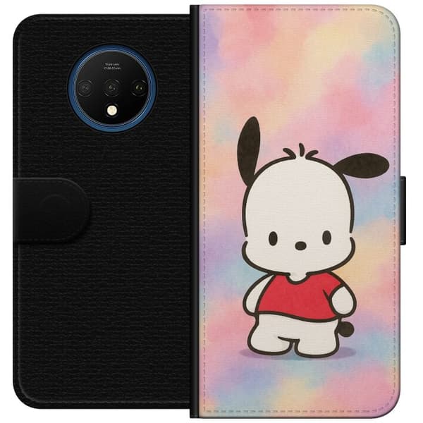 OnePlus 7T Lompakkokotelo Kawaii Sanrio Pochacco