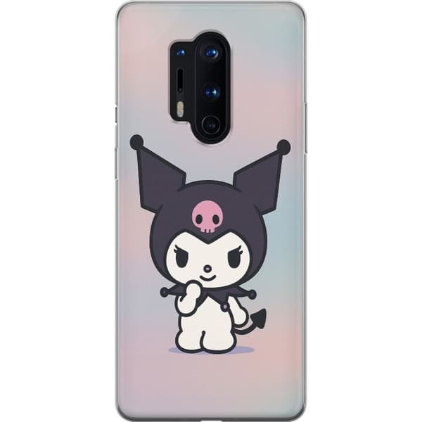 OnePlus 8 Pro Genomskinligt Skal Kawaii Sanrio Kuromi