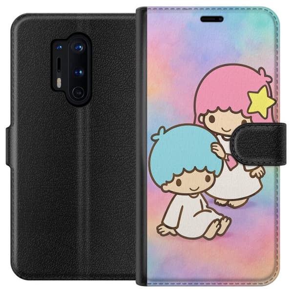 OnePlus 8 Pro Lompakkokotelo Kawaii Sanrio Kiki Lola Little Twin Stars