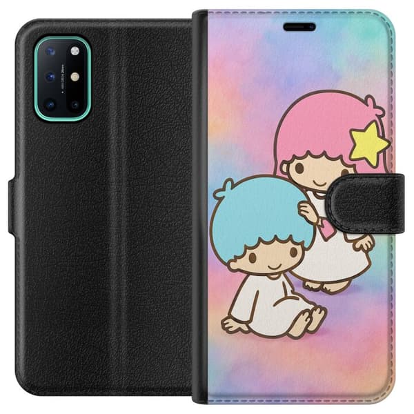 OnePlus 8T Tegnebogsetui Kawaii Sanrio Kiki Lola Little Twin Stars