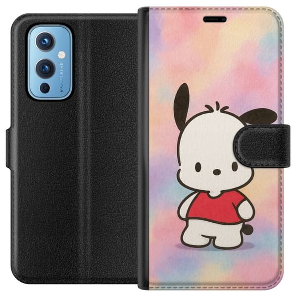 OnePlus 9 Tegnebogsetui Kawaii Sanrio Pochacco
