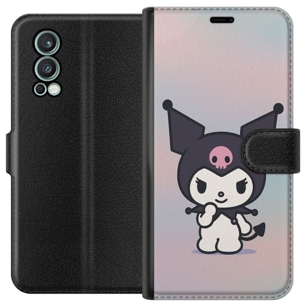 OnePlus Nord 2 5G Tegnebogsetui Kawaii Sanrio Kuromi