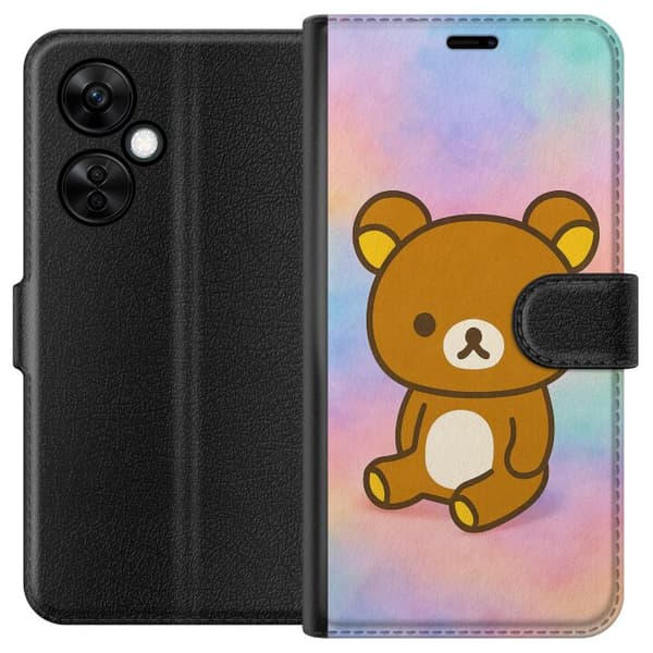 OnePlus Nord CE3 Tegnebogsetui Kawaii Sanrio Rilakkuma