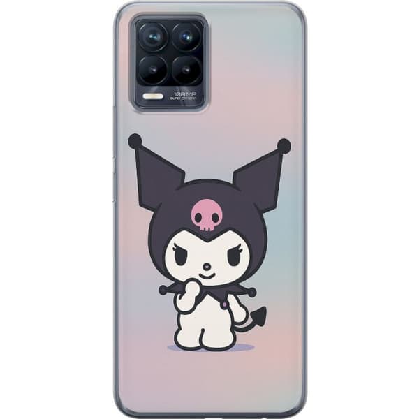 Realme 8 Gjennomsiktig deksel Kawaii Sanrio Kuromi