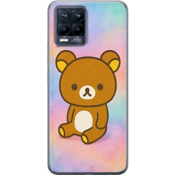 Realme 8 Gjennomsiktig deksel Kawaii Sanrio Rilakkuma