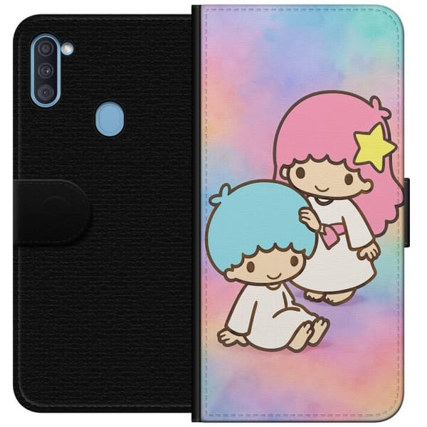 Samsung Galaxy A11 Tegnebogsetui Kawaii Sanrio Kiki Lola Little Twin Stars