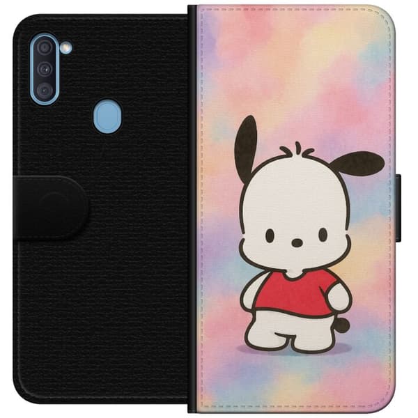 Samsung Galaxy A11 Tegnebogsetui Kawaii Sanrio Pochacco