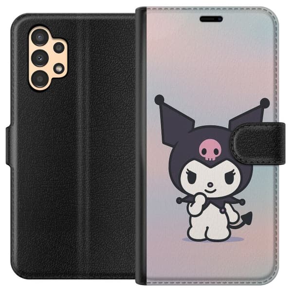 Samsung Galaxy A13 Lompakkokotelo Kawaii Sanrio Kuromi