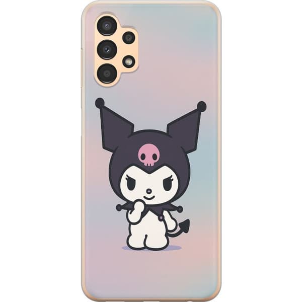 Samsung Galaxy A13 Genomskinligt Skal Kawaii Sanrio Kuromi