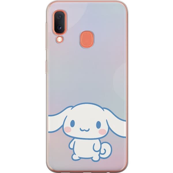 Samsung Galaxy A20e Genomskinligt Skal Kawaii Sanrio Cinnamonroll