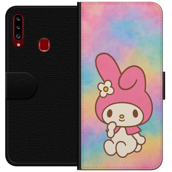 Samsung Galaxy A20s Tegnebogsetui Kawaii Sanrio My Melody