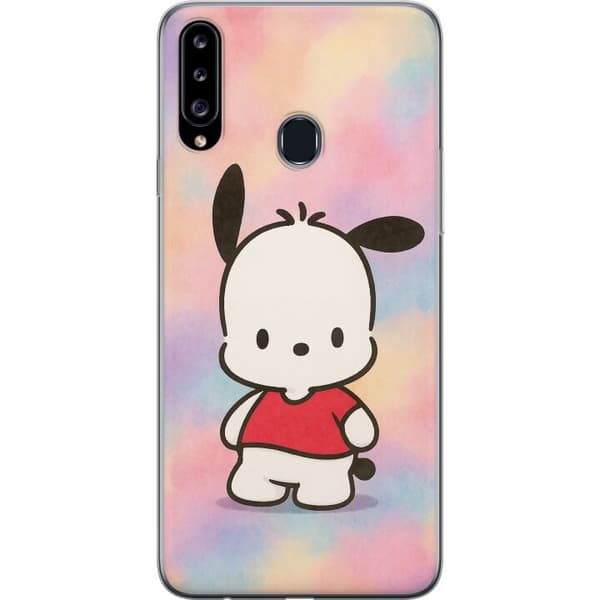 Samsung Galaxy A20s Gennemsigtig cover Kawaii Sanrio Pochacco