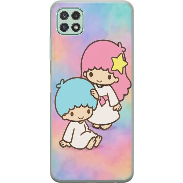 Samsung Galaxy A22 5G Gjennomsiktig deksel Kawaii Sanrio Kiki Lola Little Twin Stars