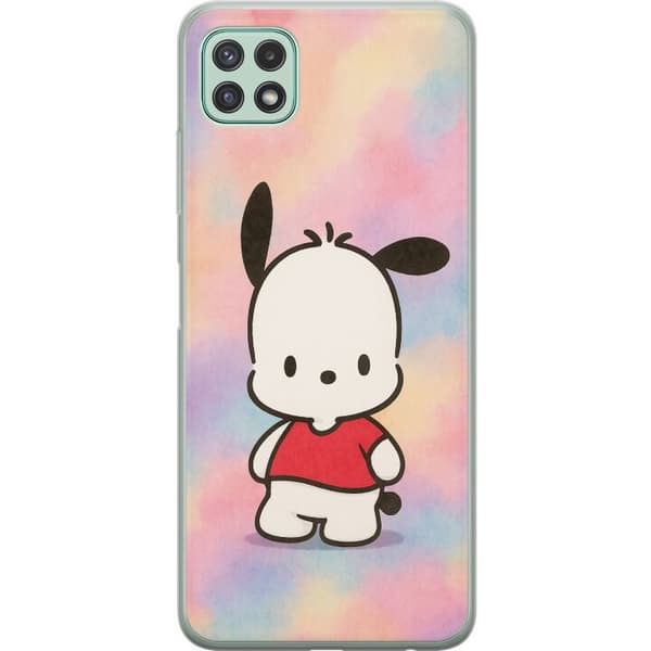 Samsung Galaxy A22 5G Läpinäkyvä kuori Kawaii Sanrio Pochacco