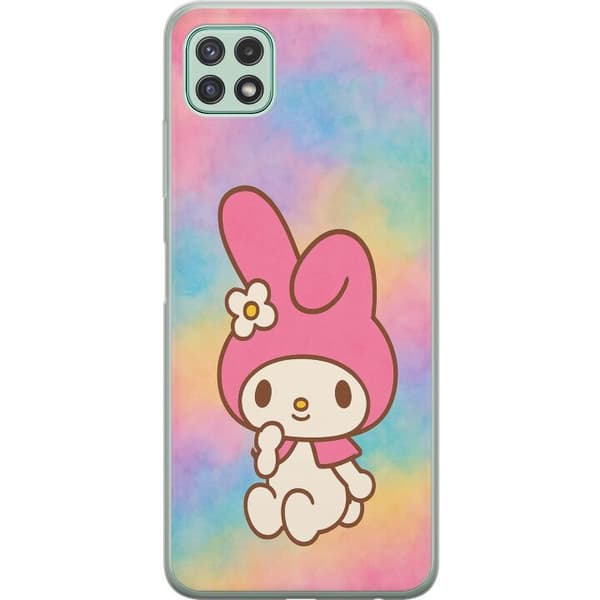 Samsung Galaxy A22 5G Läpinäkyvä kuori Kawaii Sanrio My Melody
