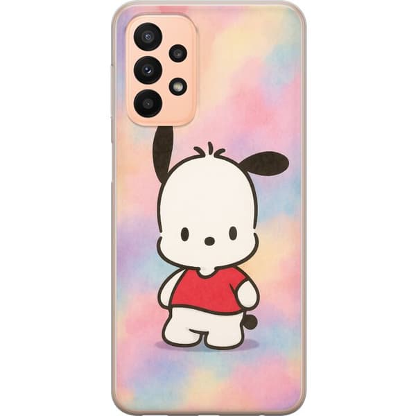 Samsung Galaxy A23 5G Genomskinligt Skal Kawaii Sanrio Pochacco