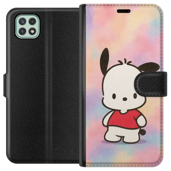 Samsung Galaxy A22 5G Lommeboketui Kawaii Sanrio Pochacco
