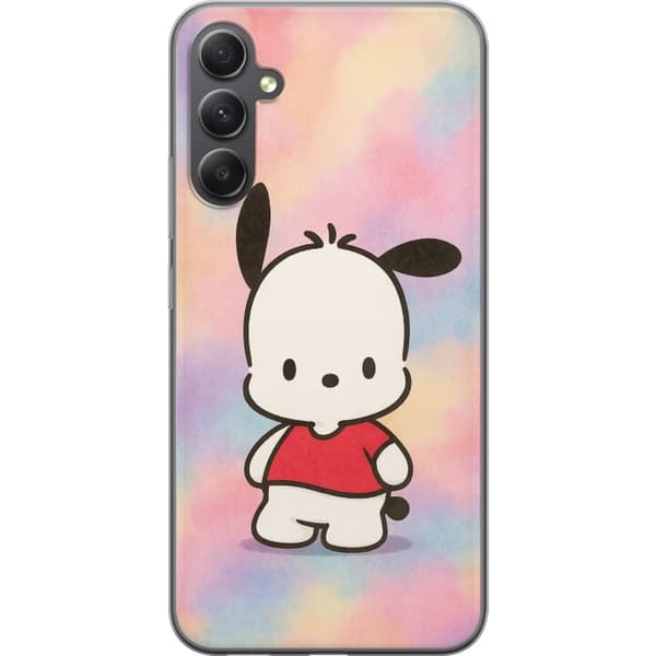 Samsung Galaxy A24 4G Genomskinligt Skal Kawaii Sanrio Pochacco