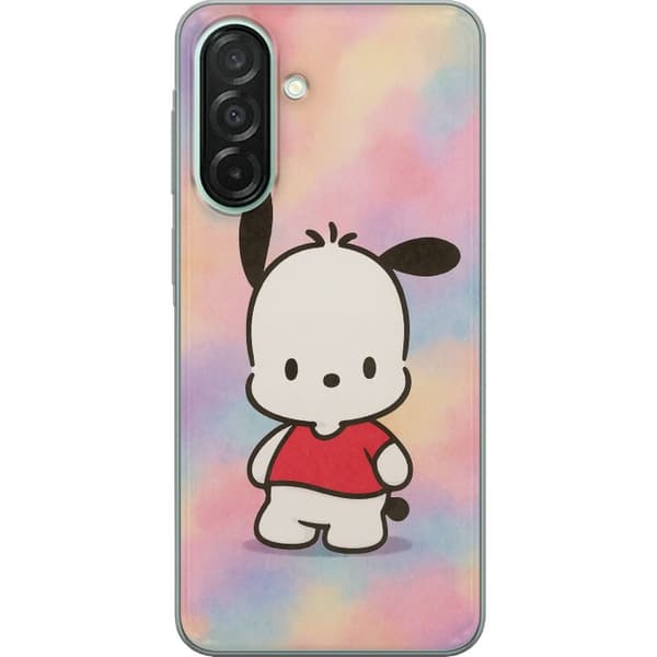 Samsung Galaxy A26 Genomskinligt Skal Kawaii Sanrio Pochacco