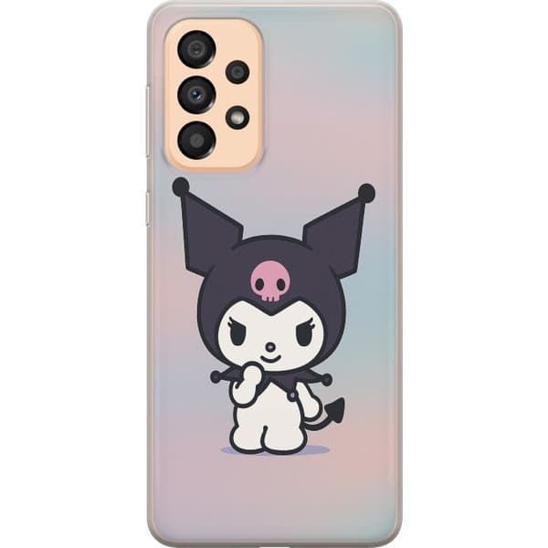 Samsung Galaxy A33 5G Gennemsigtig cover Kawaii Sanrio Kuromi
