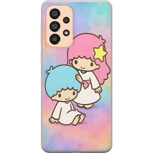Samsung Galaxy A33 5G Läpinäkyvä kuori Kawaii Sanrio Kiki Lola Little Twin Stars