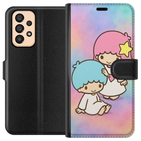 Samsung Galaxy A33 5G Tegnebogsetui Kawaii Sanrio Kiki Lola Little Twin Stars