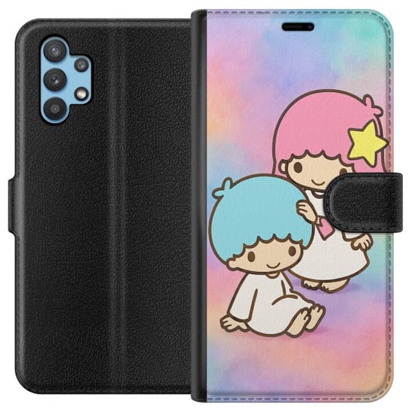 Samsung Galaxy A32 5G Tegnebogsetui Kawaii Sanrio Kiki Lola Little Twin Stars