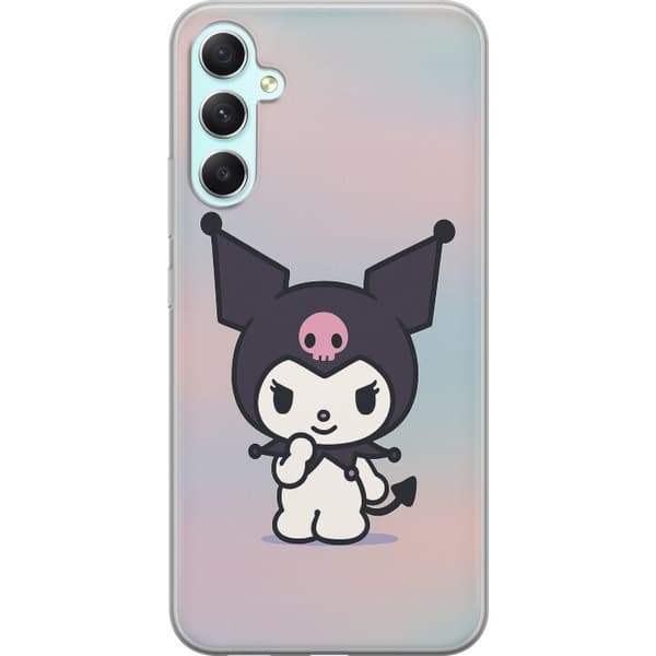 Samsung Galaxy A34 Läpinäkyvä kuori Kawaii Sanrio Kuromi