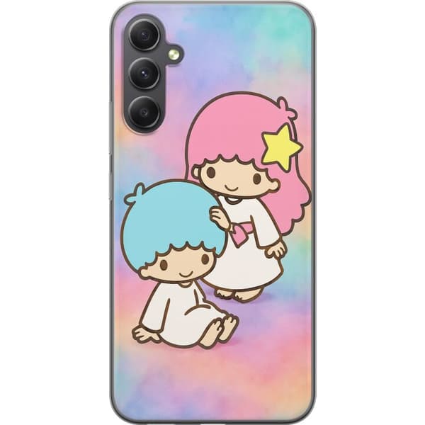 Samsung Galaxy A35 Genomskinligt Skal Kawaii Sanrio Kiki Lola Little Twin Stars
