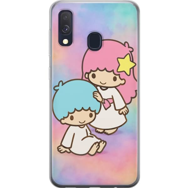 Samsung Galaxy A40 Gjennomsiktig deksel Kawaii Sanrio Kiki Lola Little Twin Stars