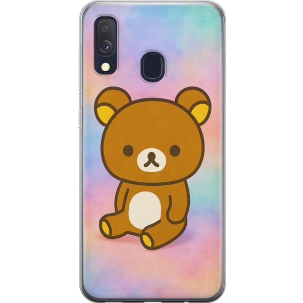 Samsung Galaxy A40 Gennemsigtig cover Kawaii Sanrio Rilakkuma
