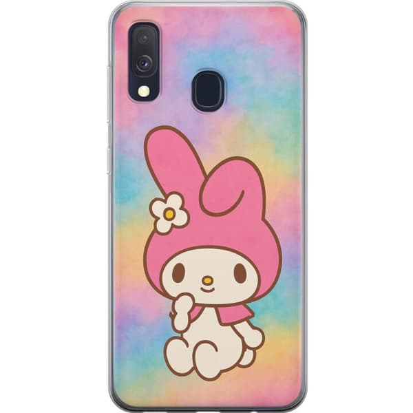Samsung Galaxy A40 Genomskinligt Skal Kawaii Sanrio My Melody