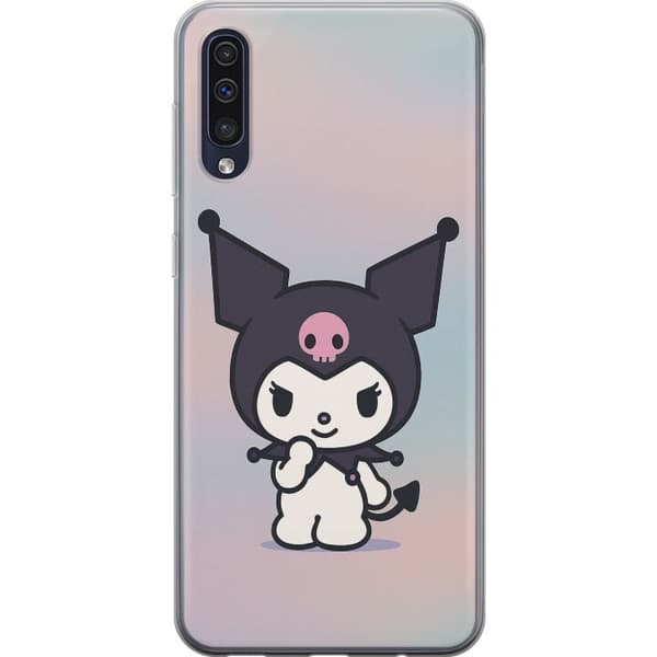 Samsung Galaxy A50 Gennemsigtig cover Kawaii Sanrio Kuromi