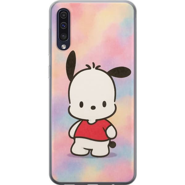 Samsung Galaxy A50 Gennemsigtig cover Kawaii Sanrio Pochacco